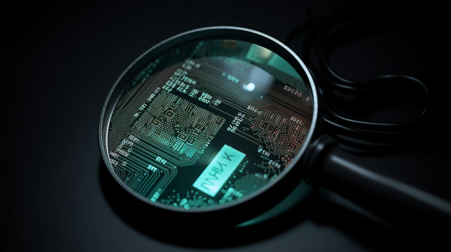 Una Lupa mostrando circuitos de una computadora simbolizando una Auditoría SEO - Pixel Code Solutions Una Lupa mostrando circuitos de una computadora simbolizando una Auditoría SEO - Pixel Code Solutions